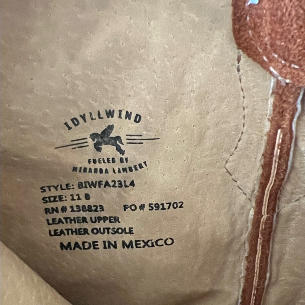 Brown Western Cowboy Boots - Picture 6 of 12